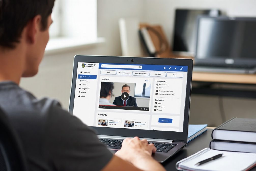 Structured online learning with university style courses on Coursera