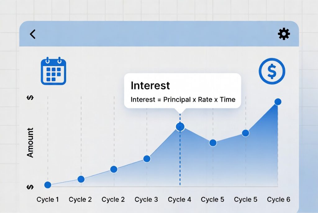 Credit card billing cycle and interest explanation