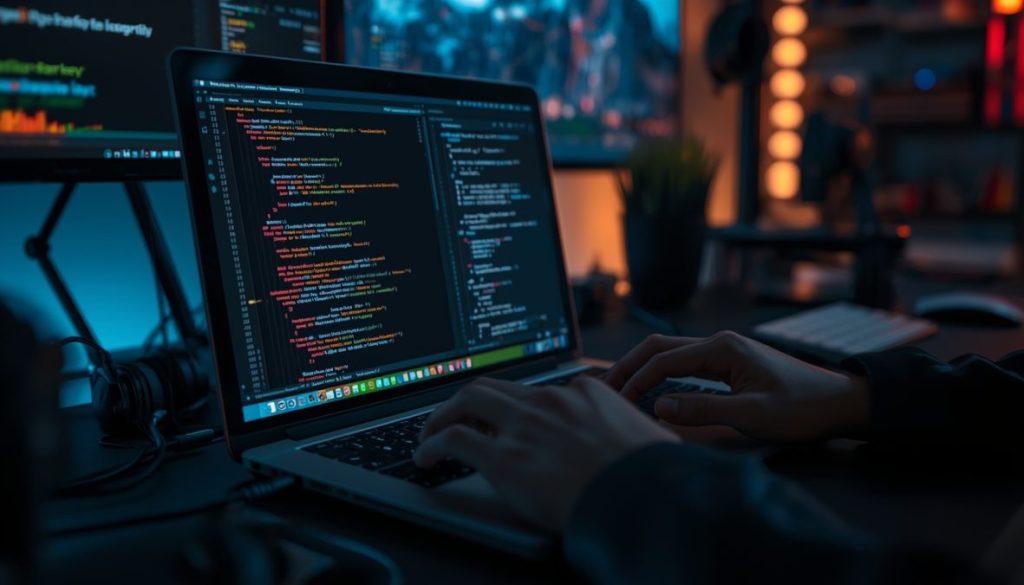 Free programming courses with certificates coding on laptop