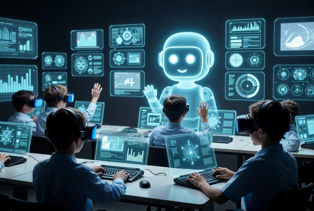 future of online education with AI and virtual reality