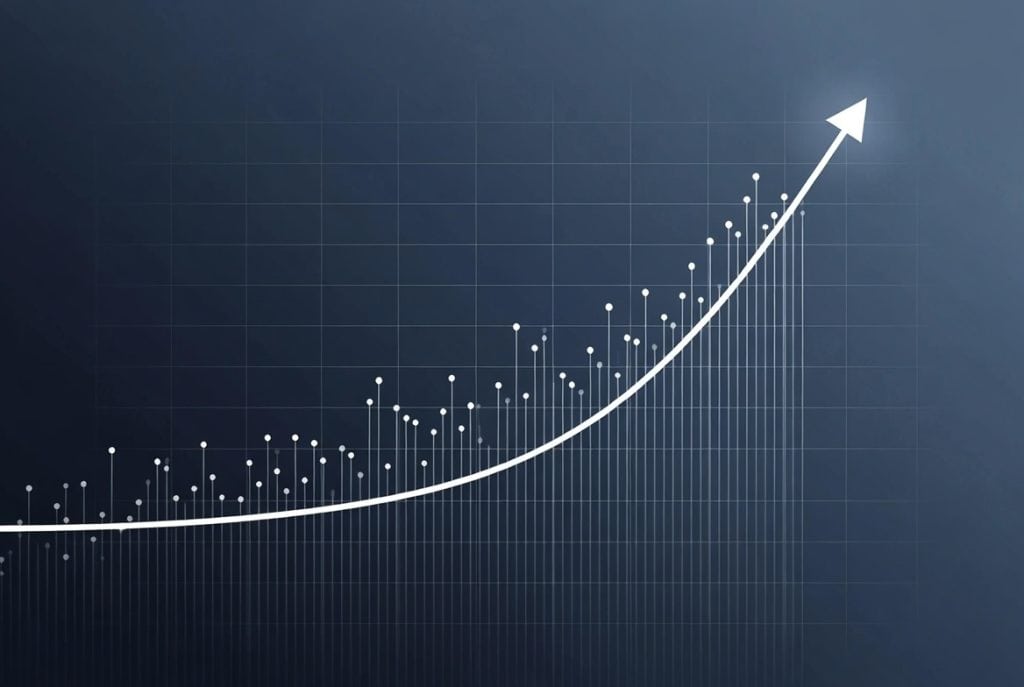 investment growth and wealth building concept