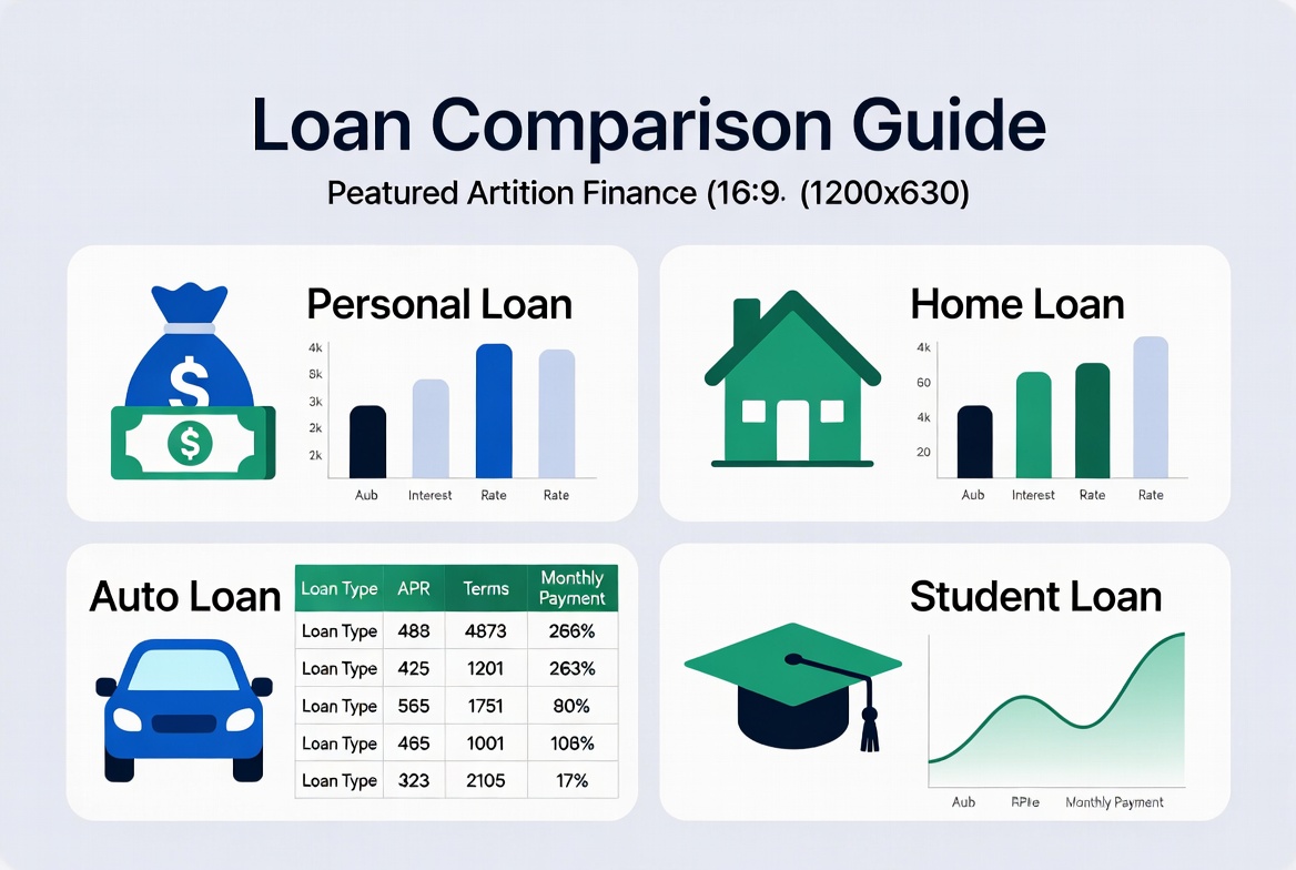 Loan Comparison Guide - Compare Personal, Home, Auto, and Student Loans