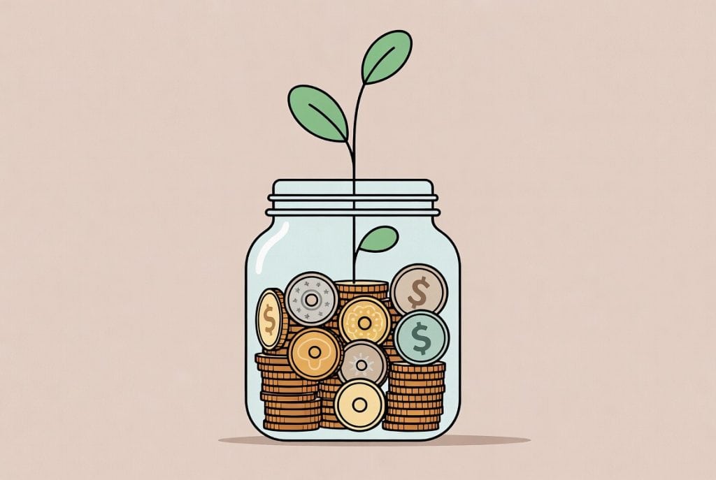 saving money and financial growth strategy