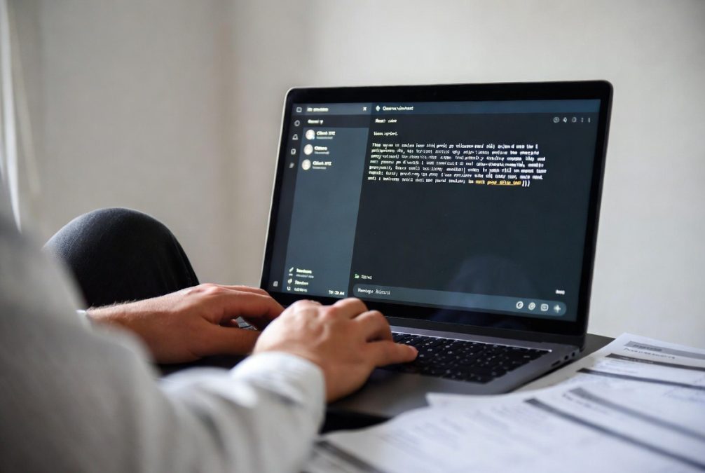 Freelancer writing a professional proposal to win client project