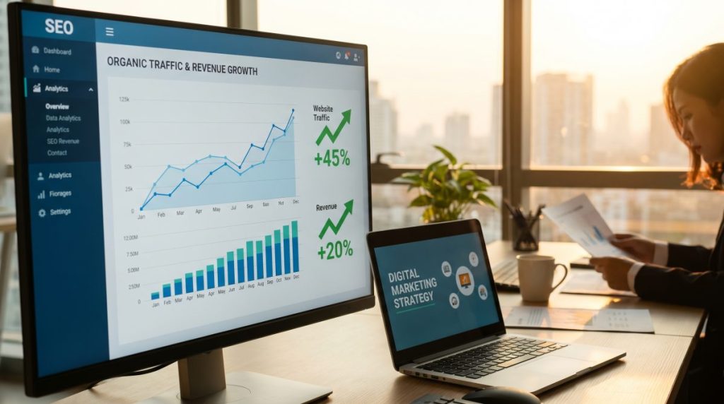 SEO traffic growth and increasing Google AdSense revenue